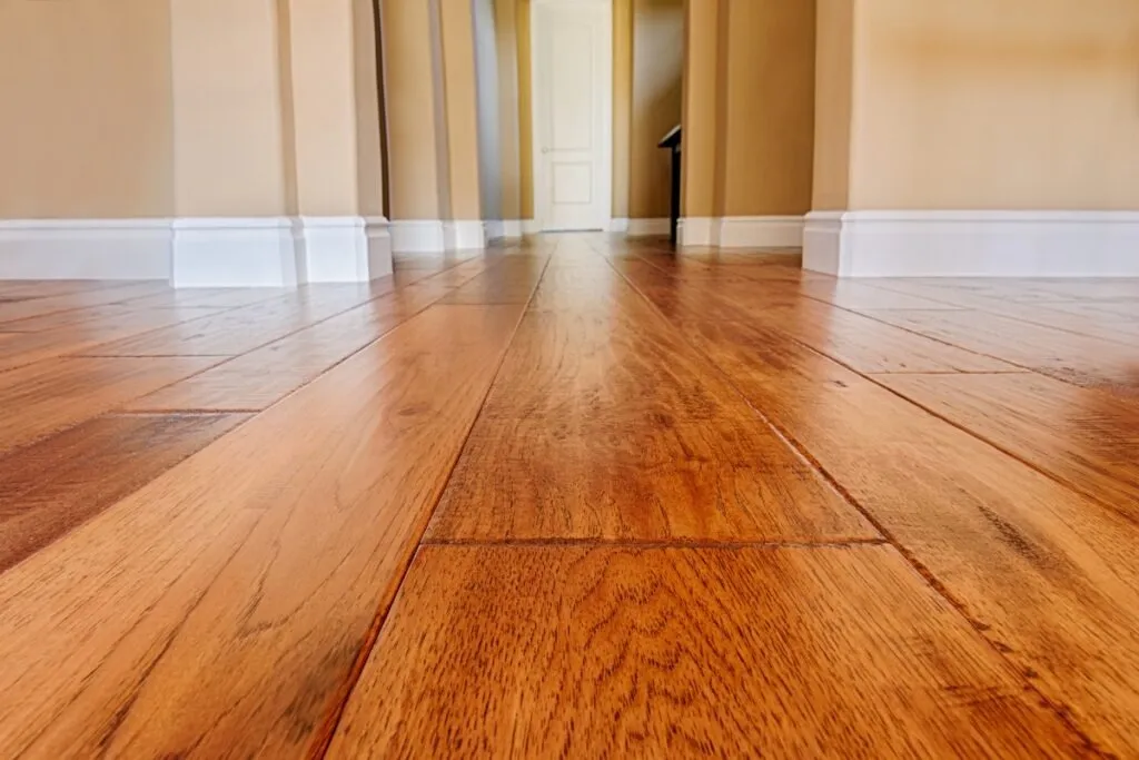 Engineered hardwood floor installation